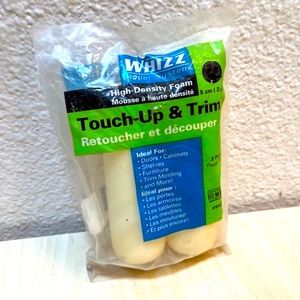 Whizz Roller System Pack of foam rollers for Touch up & Trim. NEW NWT. 2